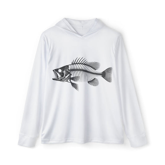 Bass Skeleton Graphic Hoodie — UV Protection